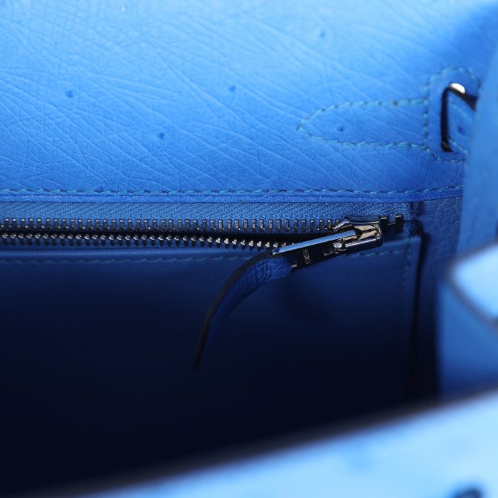 Handmade HKS 25 Bleuet Ostrich Palladium Hardware - 图片 9