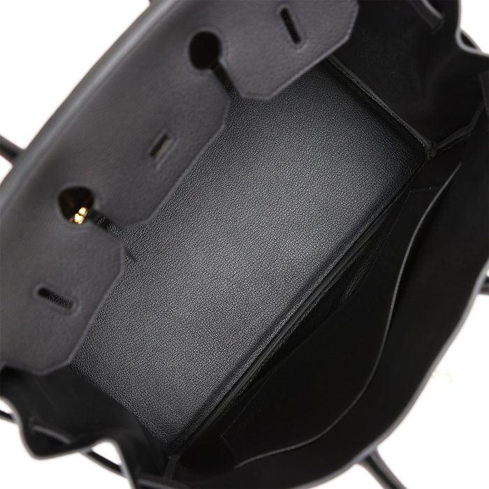 Handmade Bag HB 35 Black Togo Rose Gold Hardware - 图片 7