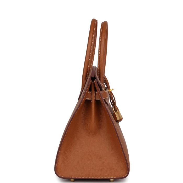 Handmade Bag HB Sellier 30 Gold Epsom Gold Hardware - 图片 3