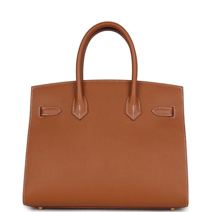 Handmade Bag HB Sellier 30 Gold Epsom Gold Hardware - 图片 4