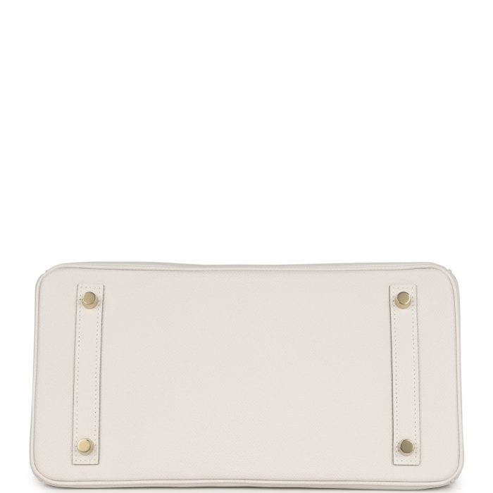 Handmade Bag HB 30 Gris Pale Epsom Gold Hardware - 图片 5