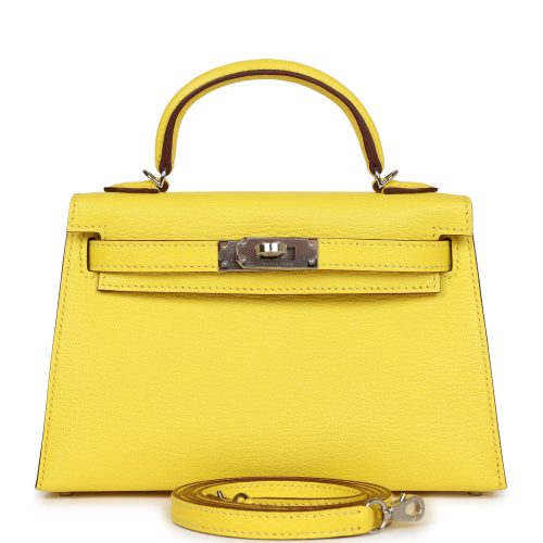 Handmade HKS 20 Jaune Citron Chevre Palladium Hardware