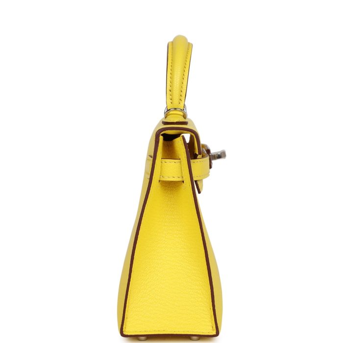 Handmade HKS 20 Jaune Citron Chevre Palladium Hardware - 图片 3