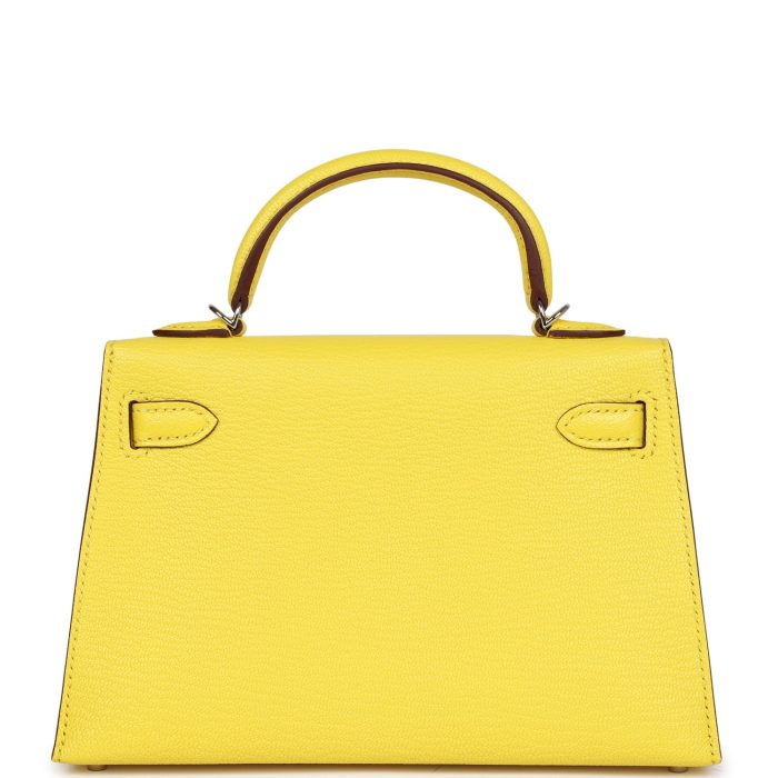Handmade HKS 20 Jaune Citron Chevre Palladium Hardware - 图片 4