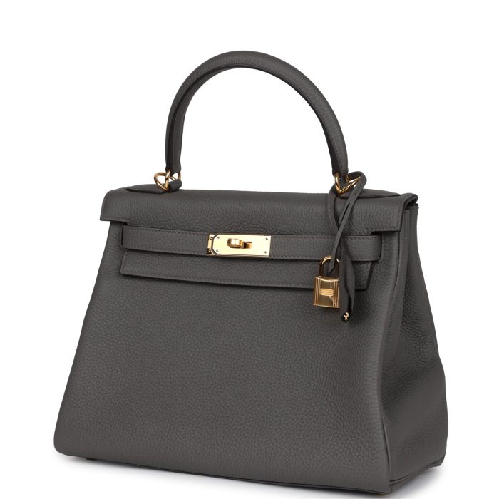 Handmade HKR 28 Etain Togo Gold Hardware - 图片 3