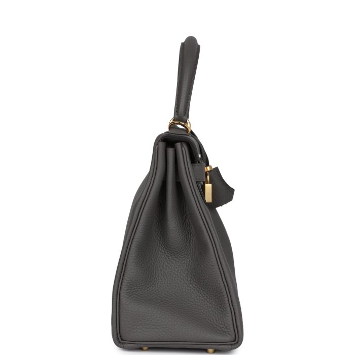 Handmade HKR 28 Etain Togo Gold Hardware - 图片 4