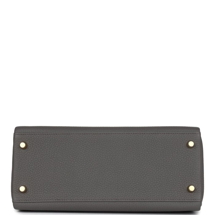 Handmade HKR 28 Etain Togo Gold Hardware - 图片 6