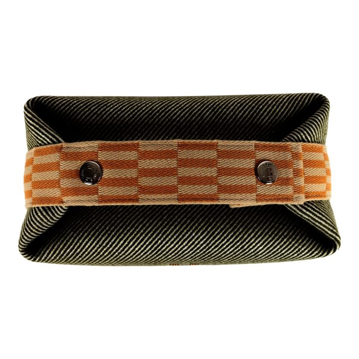 Handmade Bag HBAB PM Vert Foret H Natte Canvas and Wool Palladium Hardware：圖片 6