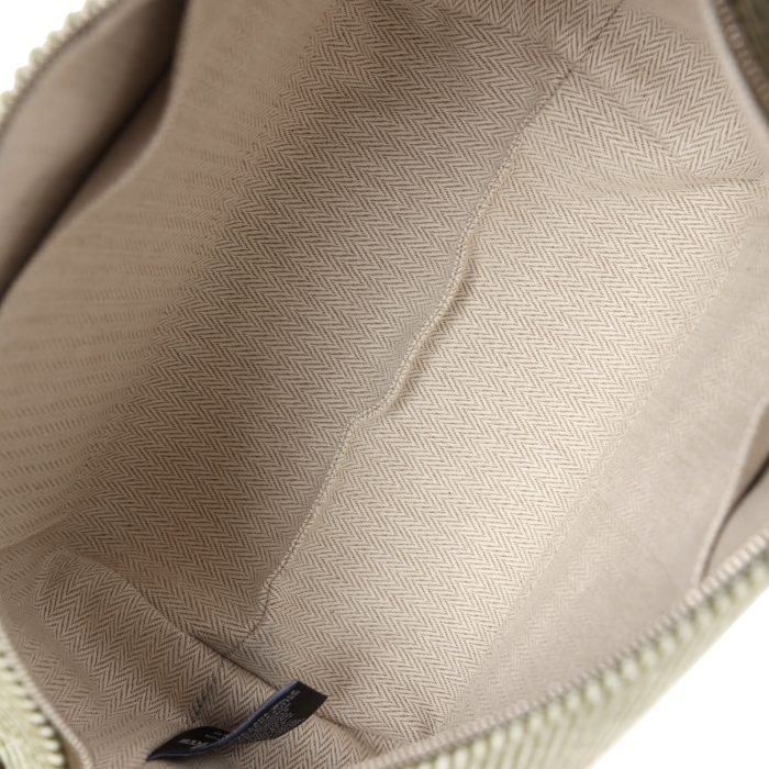 Handmade Bag HBAB PM Vert Foret H Natte Canvas and Wool Palladium Hardware：圖片 8