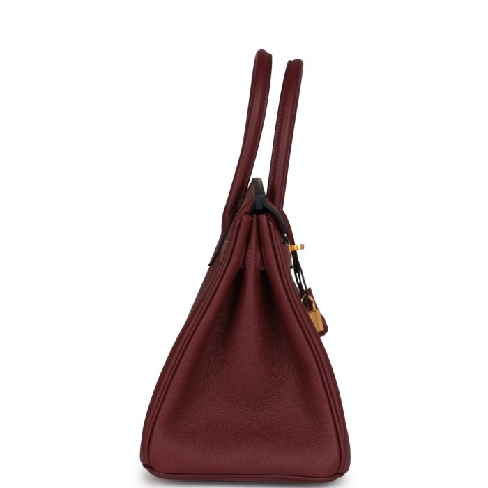 Handmade Bag HB 30 Rouge H Togo Gold Hardware - 图片 3