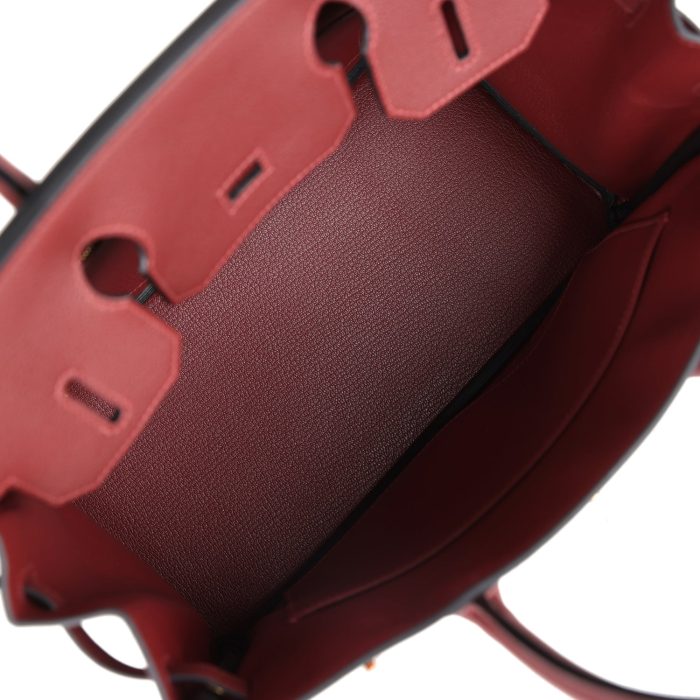 Handmade Bag HB 30 Rouge H Togo Gold Hardware - 图片 7