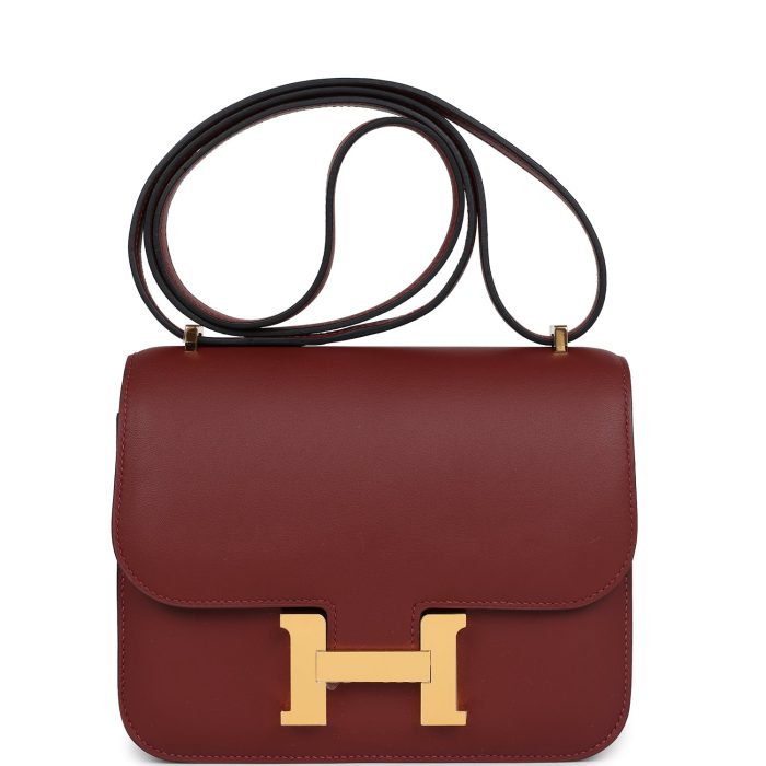 Handmade Bag HC 18 Rouge H Swift Gold Hardware