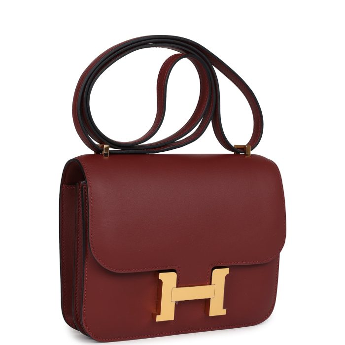 Handmade Bag HC 18 Rouge H Swift Gold Hardware - 图片 2
