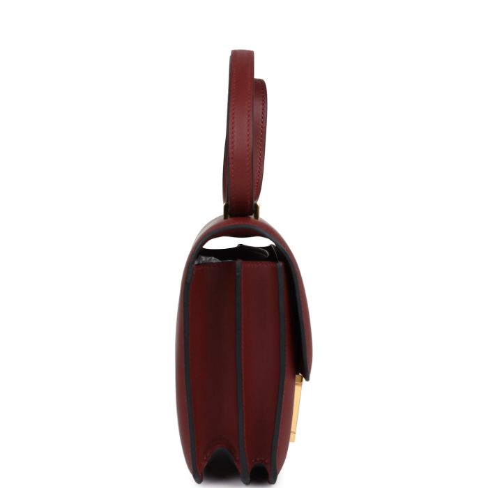Handmade Bag HC 18 Rouge H Swift Gold Hardware - 图片 3