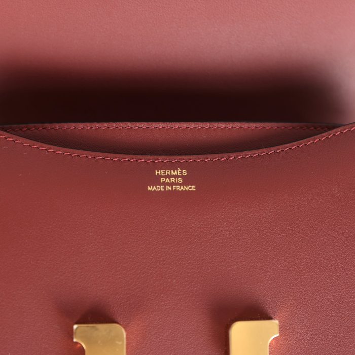 Handmade Bag HC 18 Rouge H Swift Gold Hardware - 图片 7