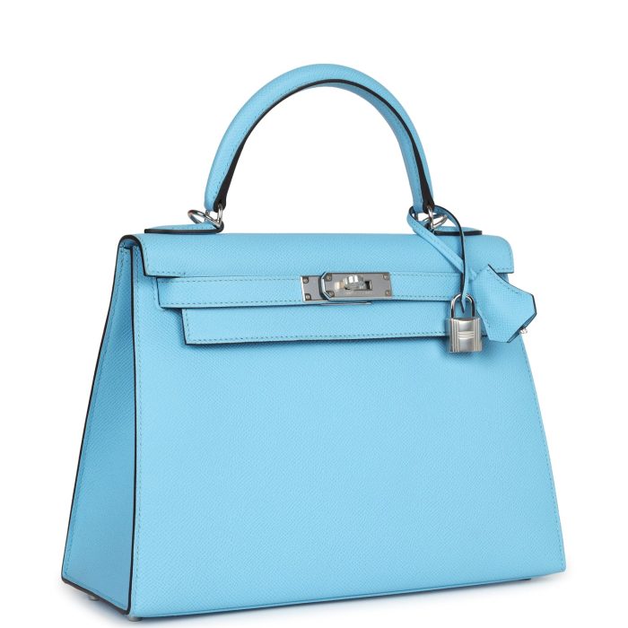 Handmade HKS 28 Bleu Celeste Epsom Palladium Hardware - 图片 2