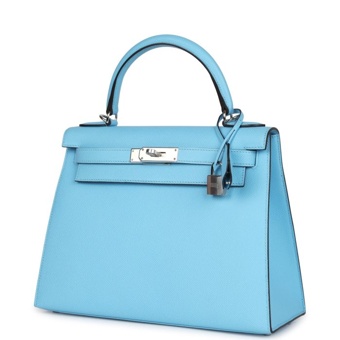 Handmade HKS 28 Bleu Celeste Epsom Palladium Hardware - 图片 3