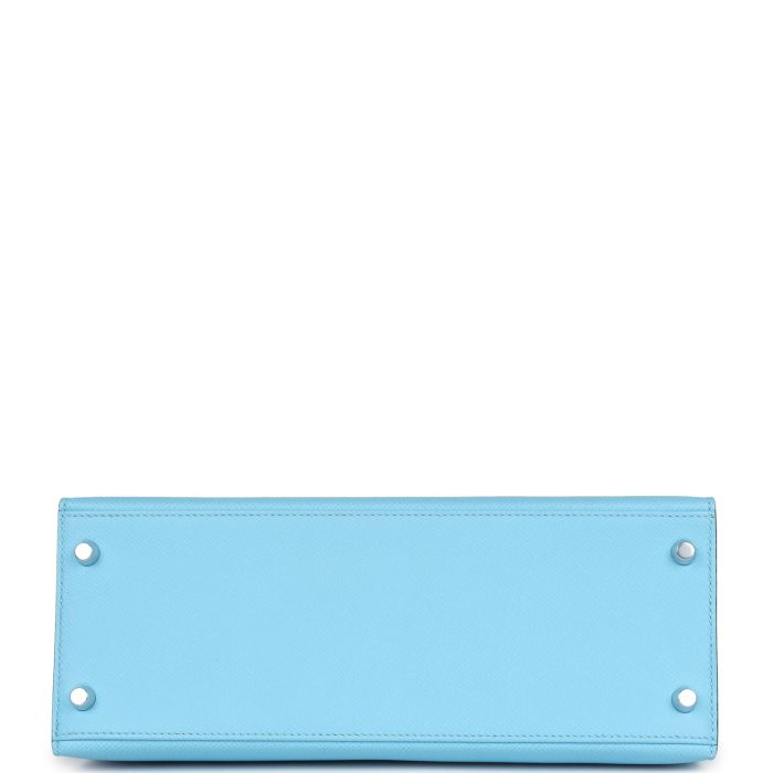 Handmade HKS 28 Bleu Celeste Epsom Palladium Hardware - 图片 6