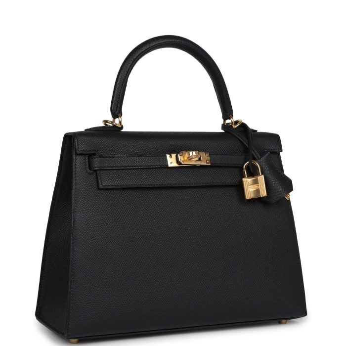 Handmade HKS 25 Black Epsom Gold Hardware - 图片 2
