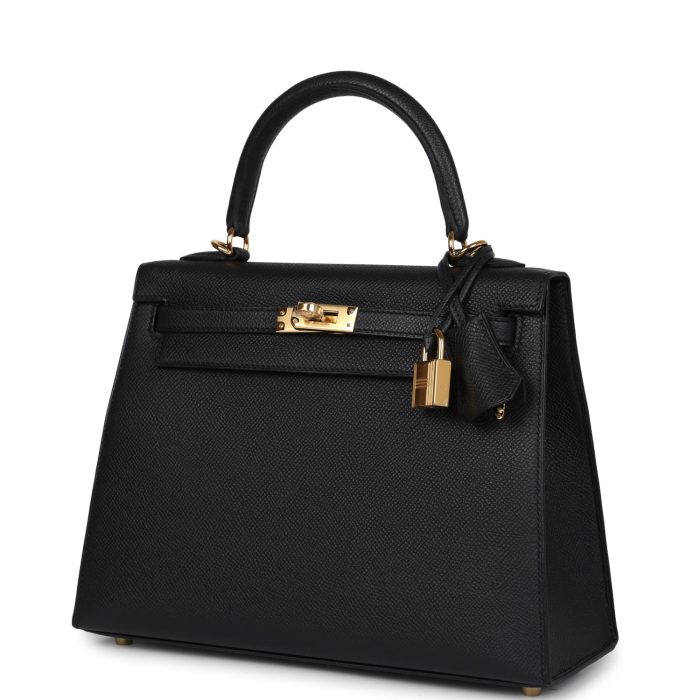 Handmade HKS 25 Black Epsom Gold Hardware - 图片 3
