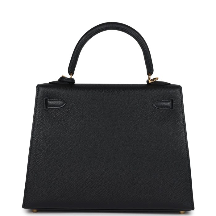 Handmade HKS 25 Black Epsom Gold Hardware - 图片 5