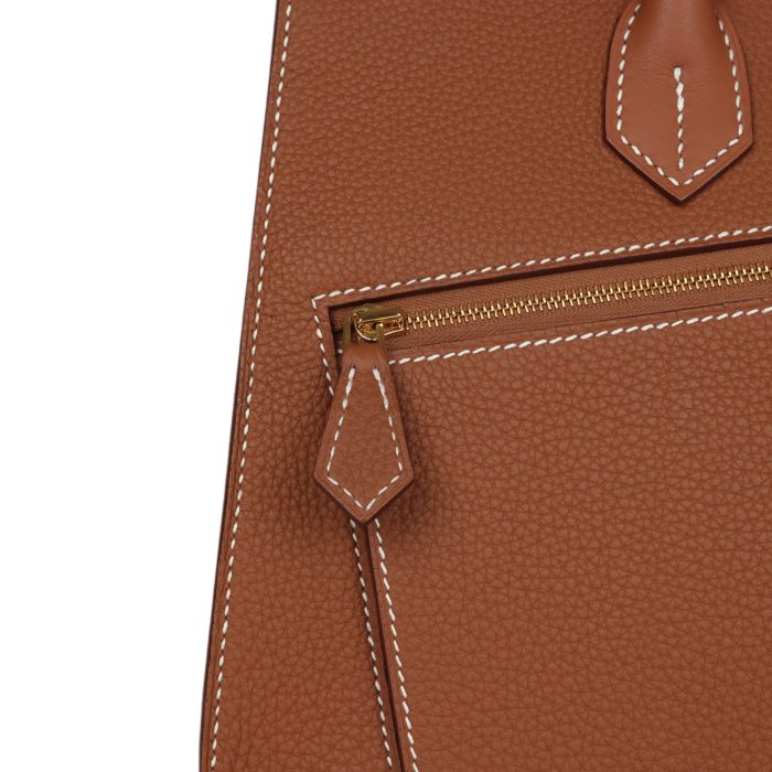 Handmade Bag HB 30 En Desordre Gold Togo and Swift Gold Hardware - 图片 5