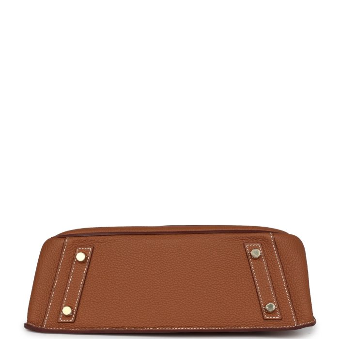 Handmade Bag HB 30 En Desordre Gold Togo and Swift Gold Hardware - 图片 6