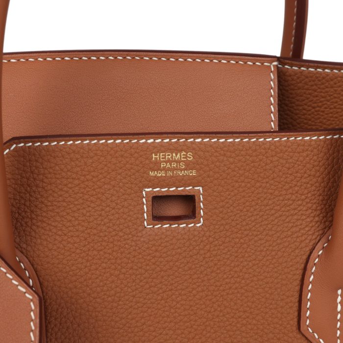Handmade Bag HB 30 En Desordre Gold Togo and Swift Gold Hardware - 图片 7