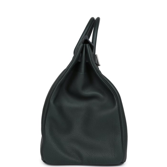 Handmade Bag HHACB 40 Vert Fonce Togo Palladium Hardware - 图片 3