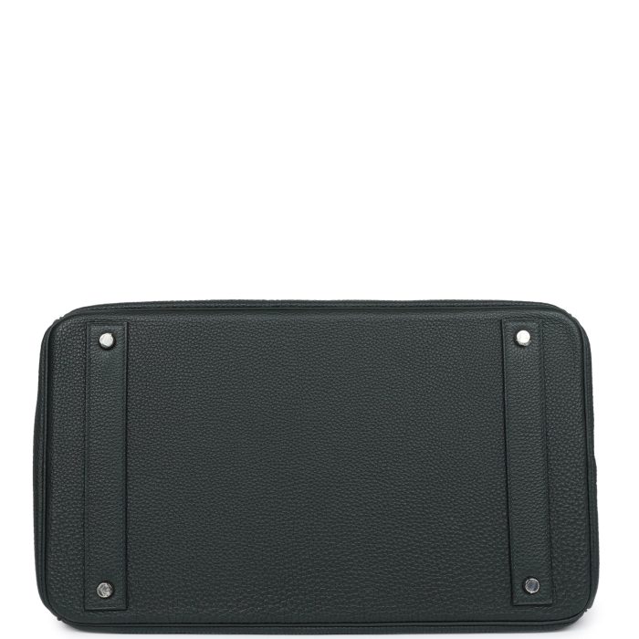 Handmade Bag HHACB 40 Vert Fonce Togo Palladium Hardware - 图片 5