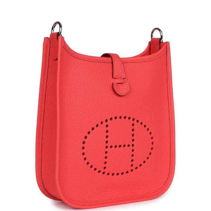 Handmade Bag HE TPM Rose Texas Clemence Palladium Hardware - 图片 2