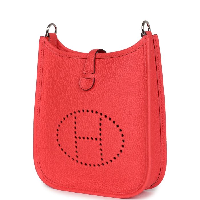 Handmade Bag HE TPM Rose Texas Clemence Palladium Hardware - 图片 3