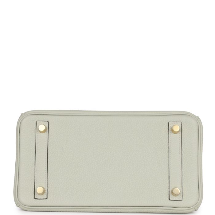 Handmade Bag HB 25 Gris Neve Togo Gold Hardware - 图片 5