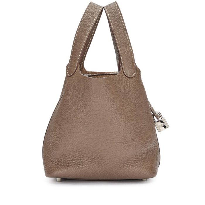 Handmade HPL 18 Etoupe Clemence Palladium Hardware - 图片 2