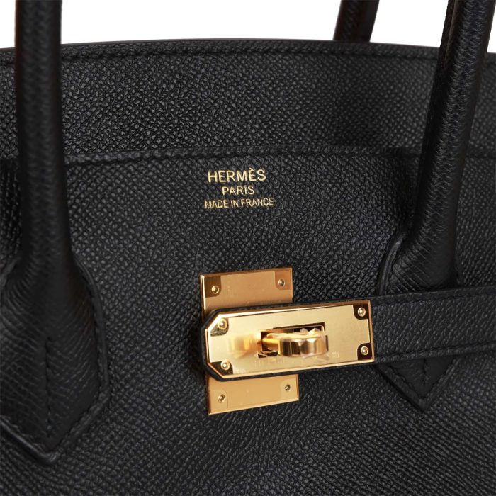 Handmade Bag HB 35 Black Epsom Gold Hardware - 图片 4