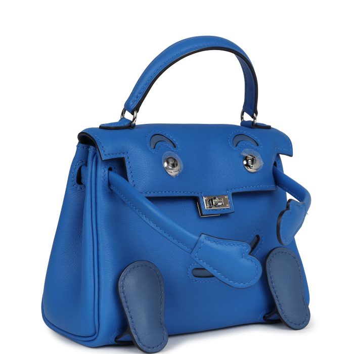 Handmade HKD Bleu Zellige and Bleu Agate Swift Palladium Hardware - 图片 2