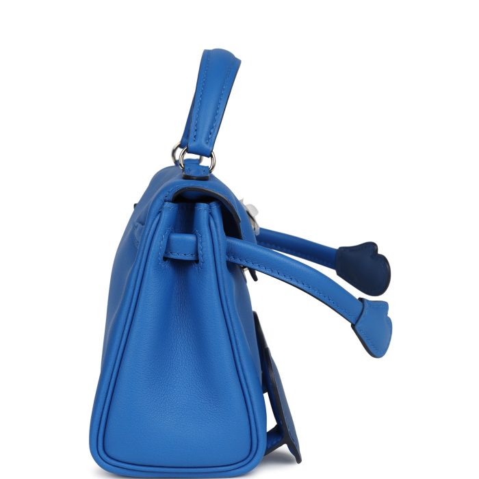 Handmade HKD Bleu Zellige and Bleu Agate Swift Palladium Hardware - 图片 3