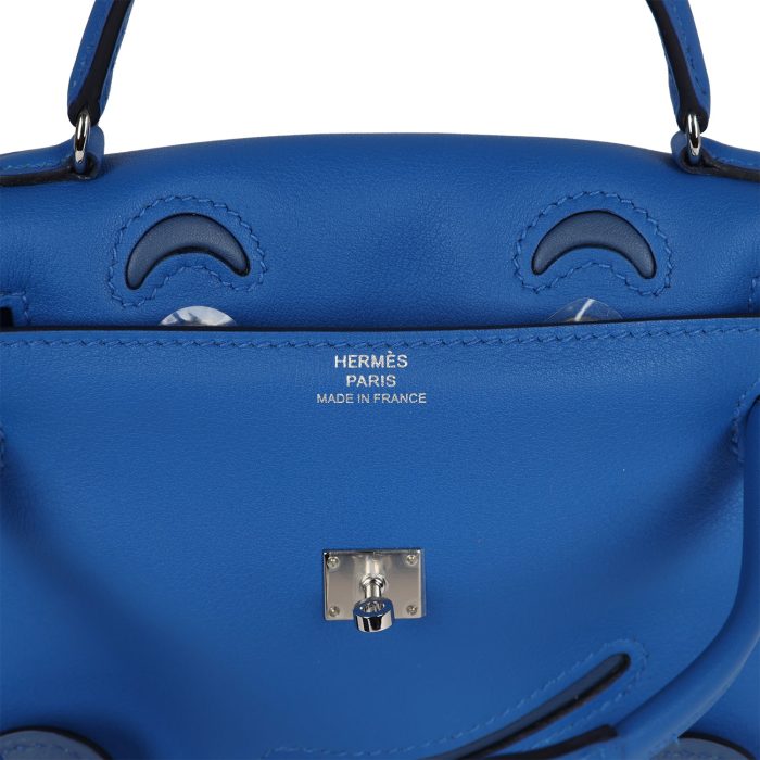 Handmade HKD Bleu Zellige and Bleu Agate Swift Palladium Hardware - 图片 6
