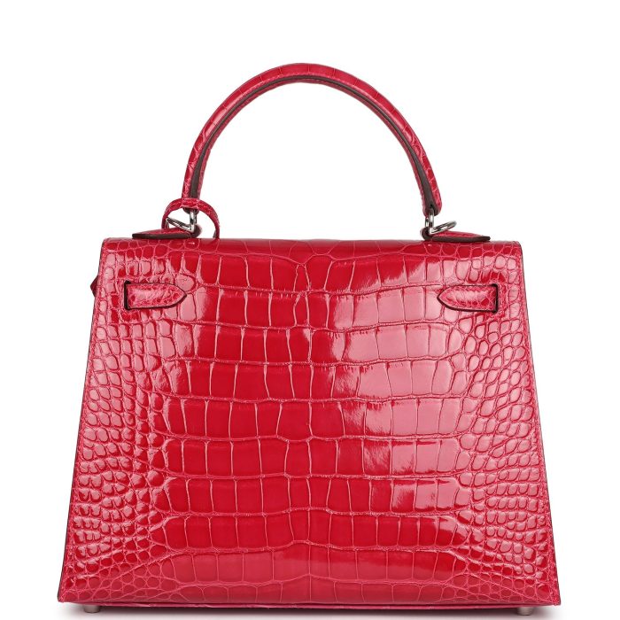 Handmade HKS 25 Rose Extreme Shiny Alligator Palladium Hardware - 图片 4