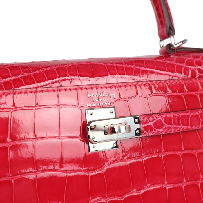 Handmade HKS 25 Rose Extreme Shiny Alligator Palladium Hardware - 图片 6