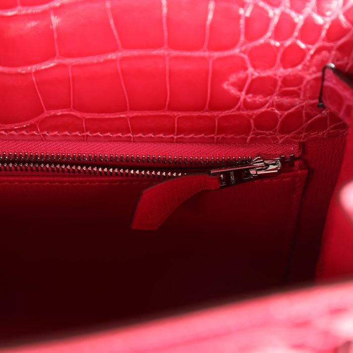 Handmade HKS 25 Rose Extreme Shiny Alligator Palladium Hardware - 图片 8
