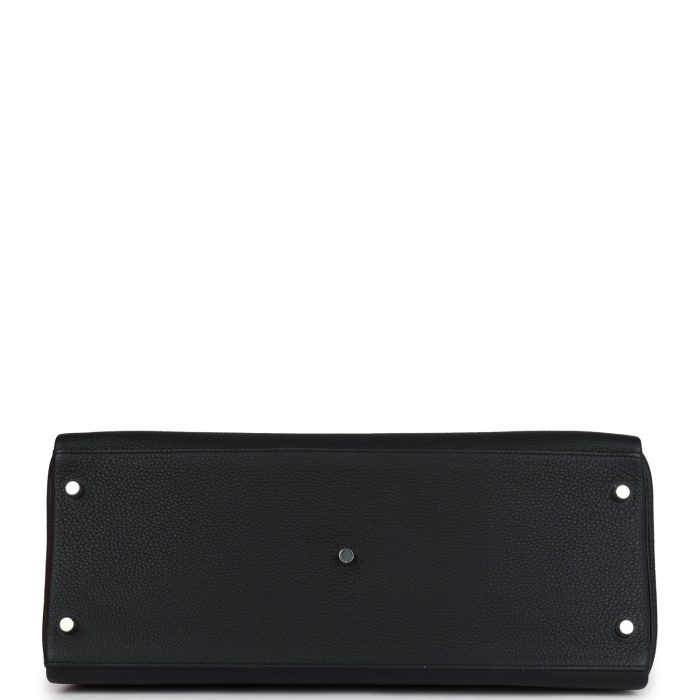 Handmade HK 42 Maxi Black Togo Palladium Hardware - 图片 5
