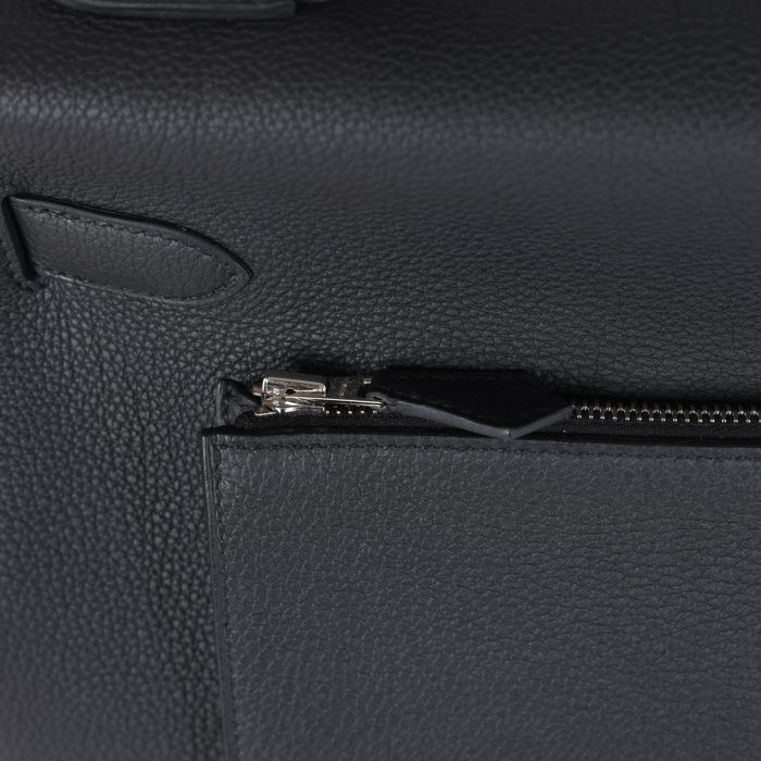 Handmade HK 42 Maxi Black Togo Palladium Hardware - 图片 6