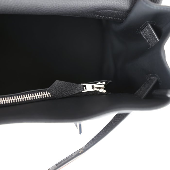 Handmade HK 42 Maxi Black Togo Palladium Hardware - 图片 8
