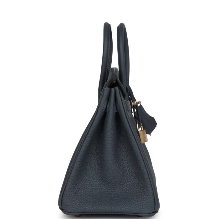 Handmade Bag HB 25 Gris Misty Togo Permabrass Hardware - 图片 3