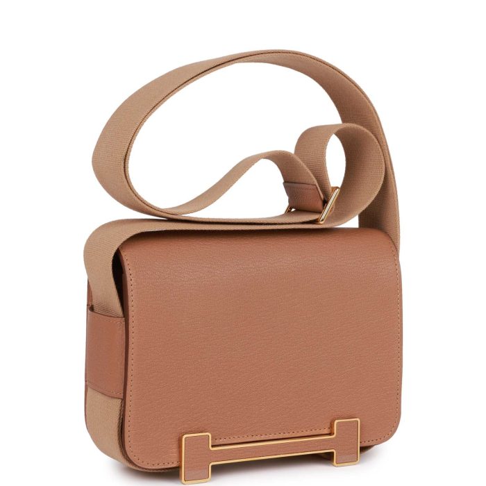 Handmade Bag HG Quebracho and Chai Chevre Gold Hardware - 图片 2