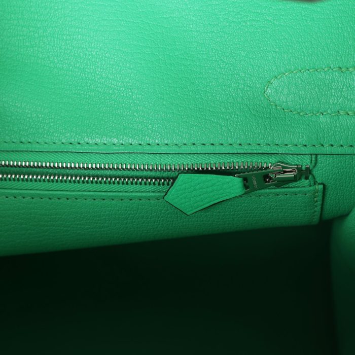 Handmade Bag HB 30 Vert Comics Togo Palladium Hardware - 图片 8