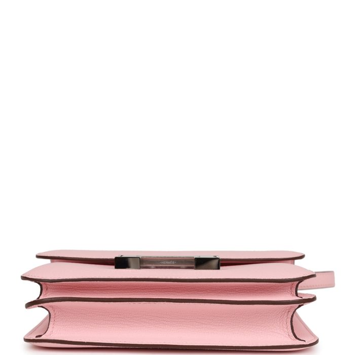 Handmade Bag HC 18 Rose Sakura Chevre Palladium Hardware - 图片 5