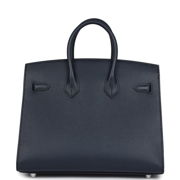 Handmade Bag HB 25 Bleu Indigo Epsom Palladium Hardware - 图片 4