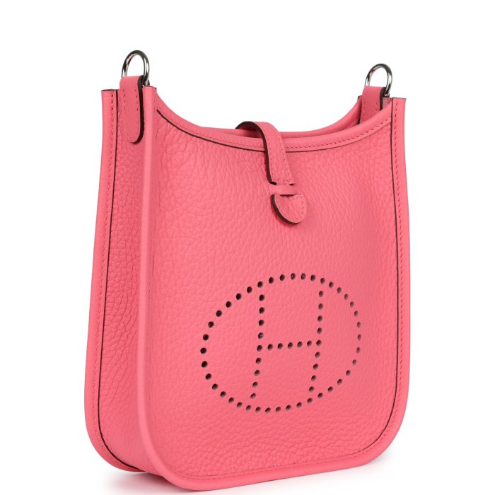 Handmade Bag HE TPM Rose Azalee Clemence Palladium Hardware - 图片 2